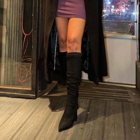 Steve Madden High knee boots block heels - Picture 4 of 7